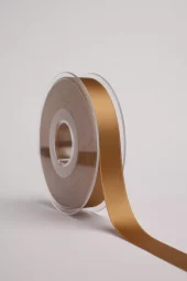 Satinbånd - 16mm - Lys brun