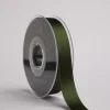 Satinbånd - 16mm - Mørk grønn