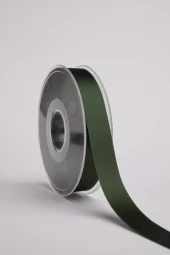 Satinbånd - 16mm - Grønn