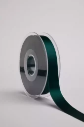 Satinbånd - 16mm - Mørk turkis