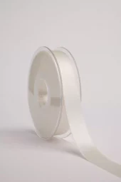 Satinbånd - 16mm - Offwhite