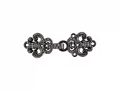 Hekte – Tradisjonell 45mm – Oksidert sølv