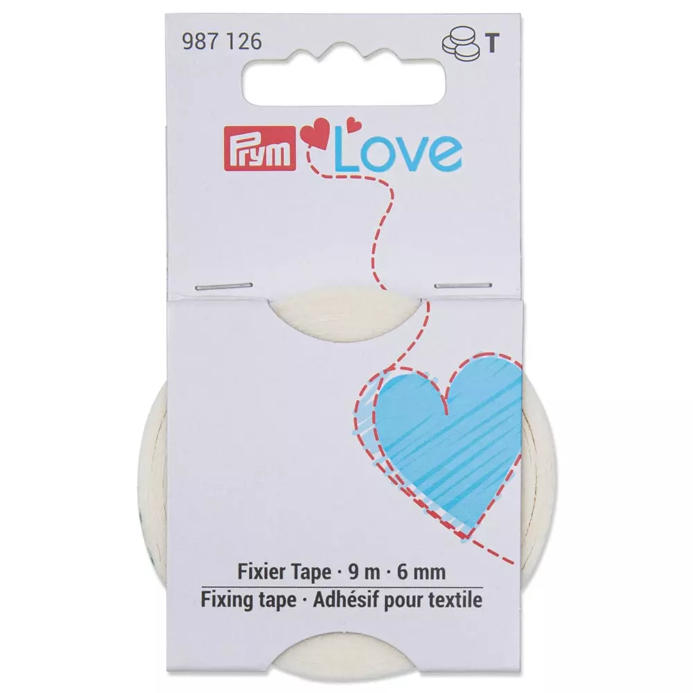 Prym Love Dobbeltsidig fikse teip 6mm – Vaskbar