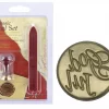 Manuscript Stempelsegl - God jul m/rød lakkstang