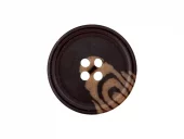 Knapp - 12mm - Mørk brun