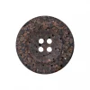 Knapp - 18mm - Mørk brun