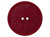 Knapp - 28mm - vinrød