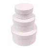 Pappeske rund 3/sett (12x6, 10x5 og 8x4cm) (Utgått)