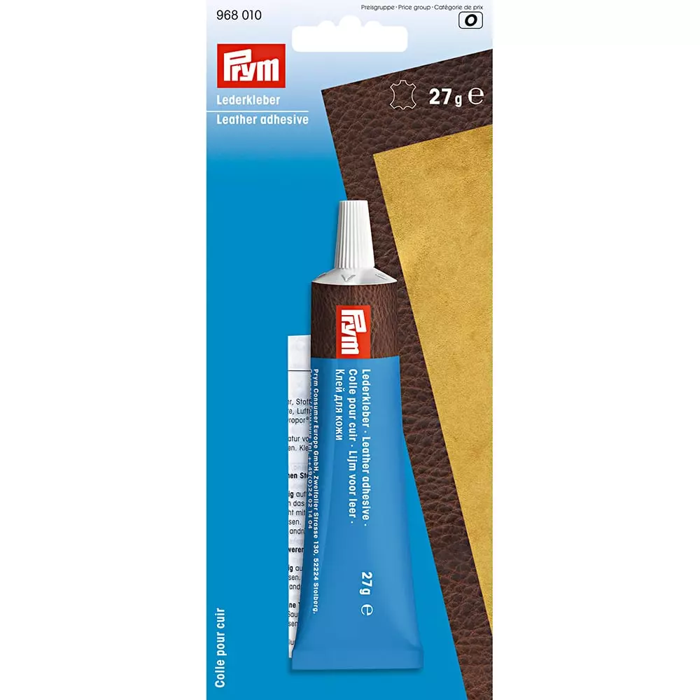 Prym lim – lær, gummi, metall, tre