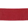 Elastisk bånd m/lurex 40mm - Rød