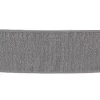 Elastisk bånd m/lurex 40mm - Grå