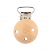 Seleklips i tre – Rund – 20mm