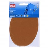 Prym Strykelapp imitert semsket skinn 2stk – Kamel