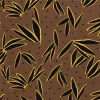 Viscose Jersey - Brun - Blader