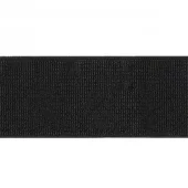 Elastisk bånd m/lurex 40mm - Sort
