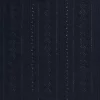 Voile Embroidery - Navy