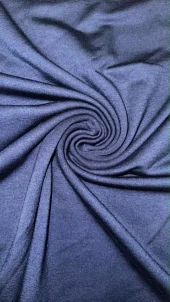 Viskose Fleece - Navy