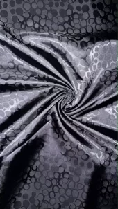 Fôrstoff - Sort - Sirkler