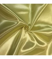 Polyester sateng - Lys gul