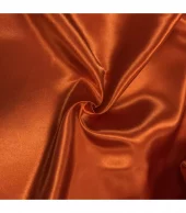 Polyester sateng - Oransje