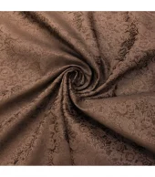 Bomull Damask - Brun