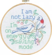 Broderipakke - Not Lazy