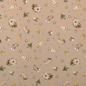 Bomull Poplin - Jul - Beige