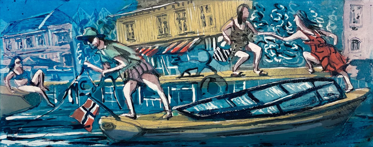 Ledig bord på brygga