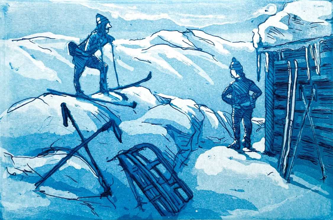 Vi smører med blått