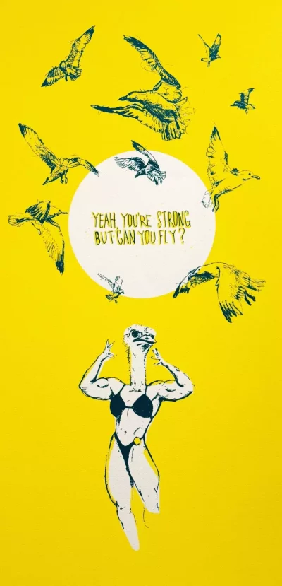 Yeah you're strong but can you fly?