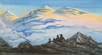 Vårkveld i fjellet