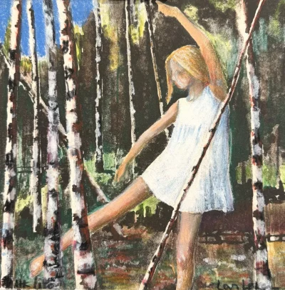 I skogen