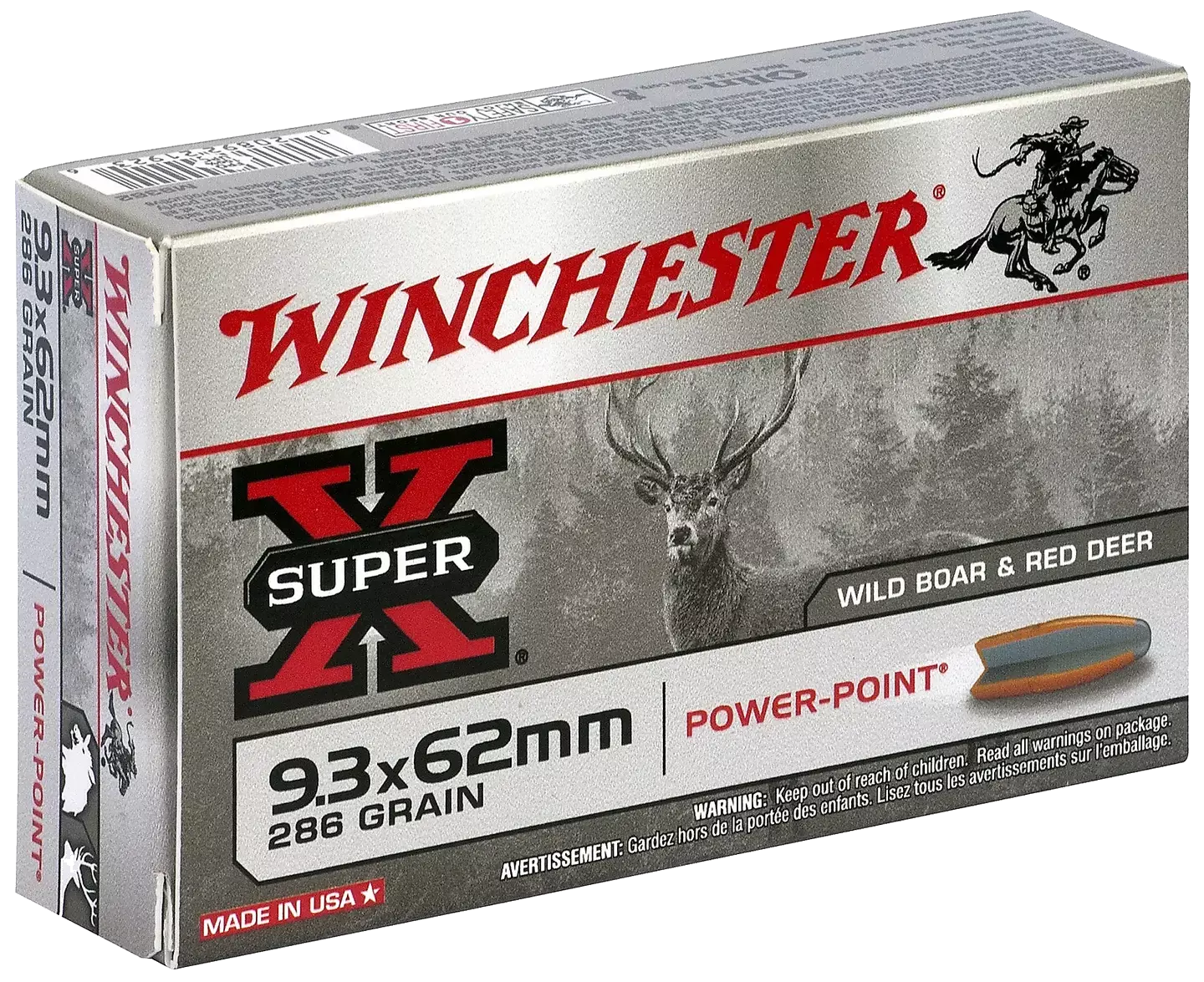 Winch. 9,3x62 PowerPoint 286gr.(20/200)