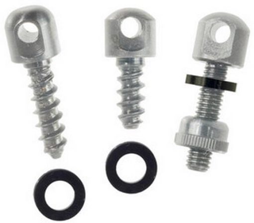 Swivel base setel/nickel woodscrew 1/2