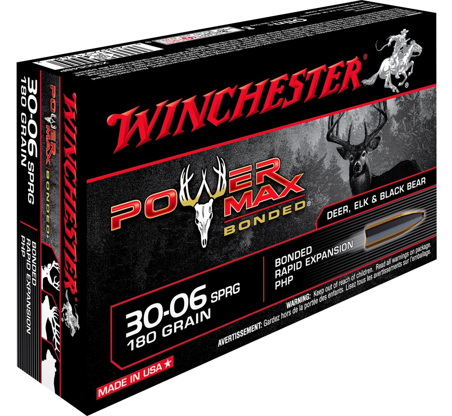 Winch. .30-06 Power Max 180 gr.(20/200)