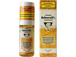 Scherell's stokkolje lys/klar, 50 ml