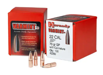 Hornady  22 CAL .224 55 GR SP