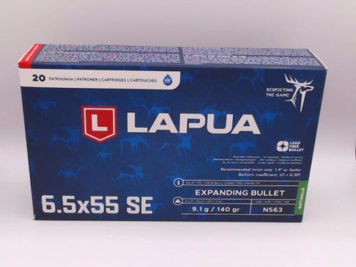 Lapua 6,5x55 9,1g/140grs Naturalis