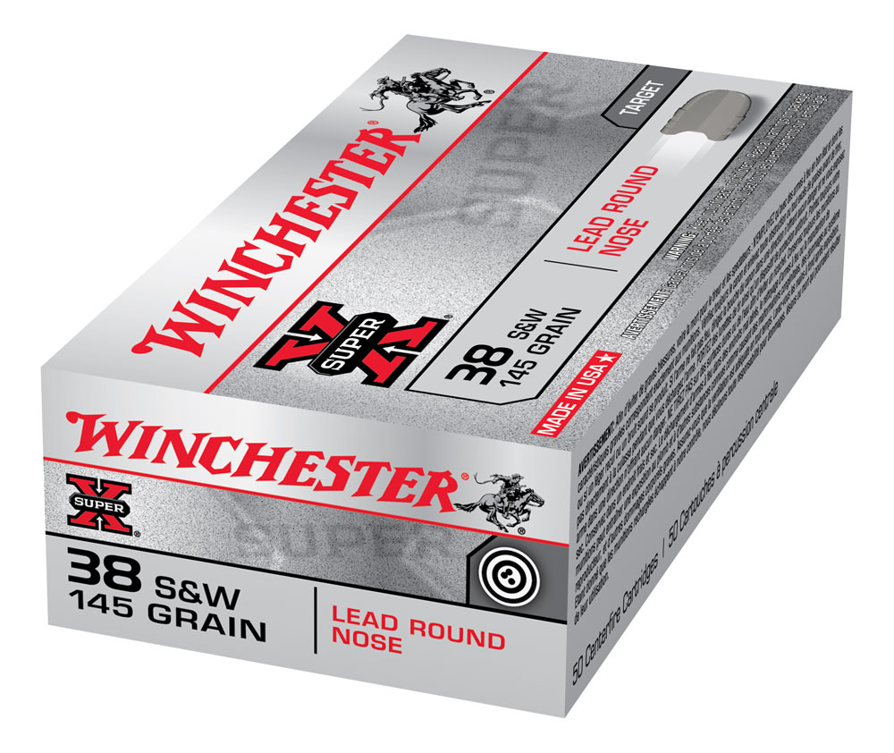 Winchester 38 S&W 145 gr Lead