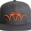 Blaser Cap "Flat" Snapback Grå/Orange