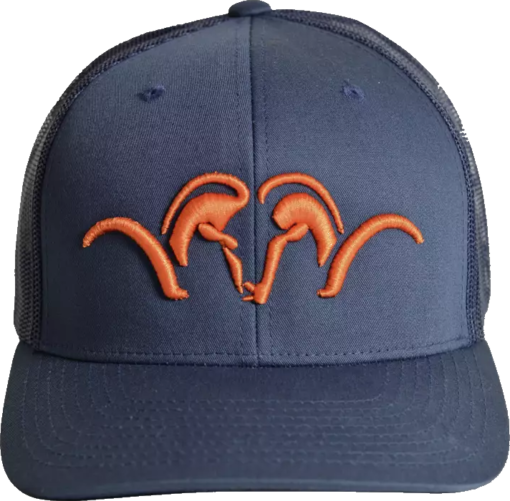 Blaser Cap "Mesh" Snapback Blå/Orange