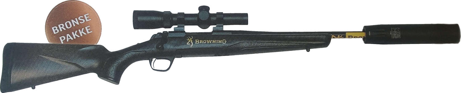 Browning X-Bolt Super Light .308 Riflepakke BRONSE