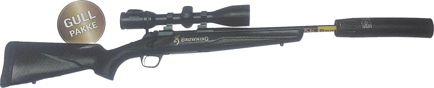 Browning X-Bolt Super Light .308 Riflepakke GULL