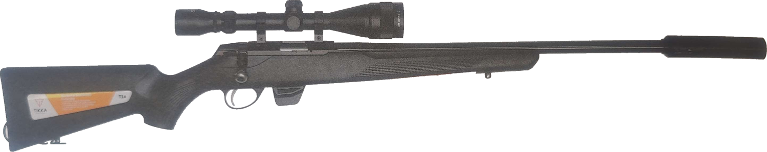 T1x med Scandium C22 3-9x40AO Riflepakke