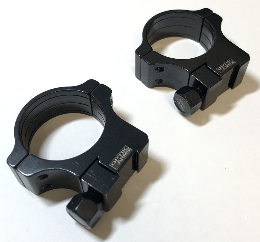 Optik Arms Roll-off rings CZ455 25,4mm, hurtigutløser