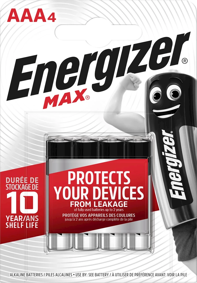 Energizer Max AAA/E92 4 pack