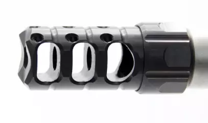 Tier One Self Timing Muzzle Brake M18x1 BLACK