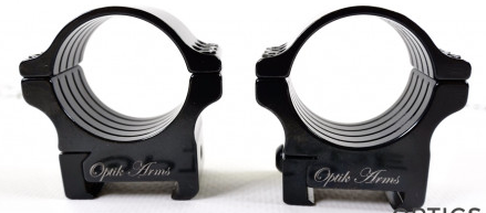 Optik Arms Tactical weaver rings - 34 mm, thumb screw