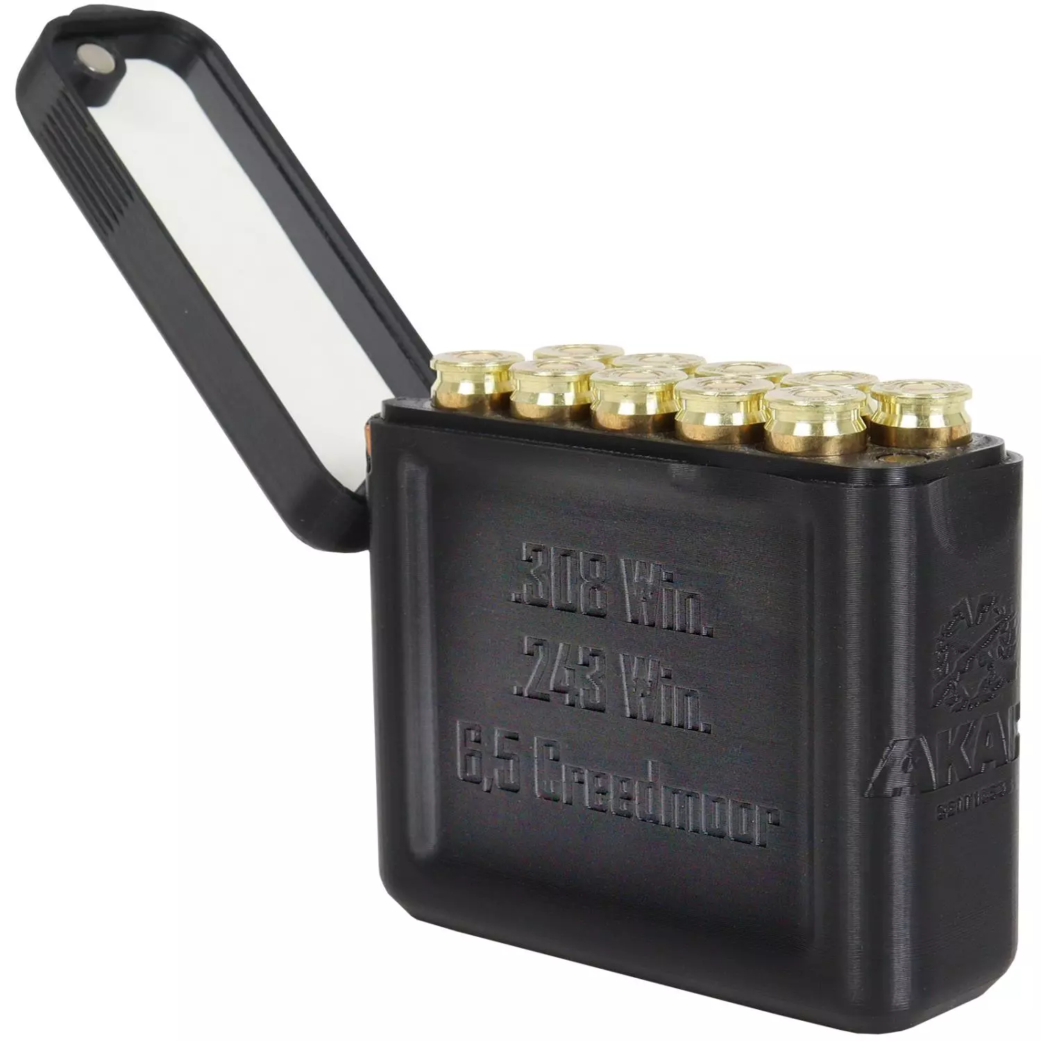 AKAH Ammunisjonsboks plastikk 9,3x62 neodymium magnet