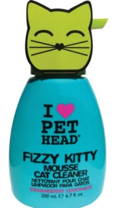 Pet head fizzy kitty mousse cat cleaner